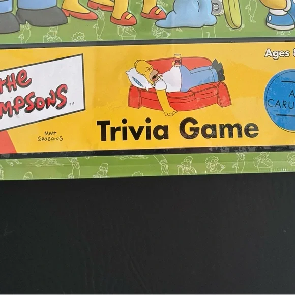 The Simpsons Trivia Game (Never Opened) - Picture 3 of 7